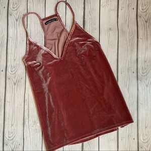 Abercrombie & Fitch Velvet Blush Cami Tank Top